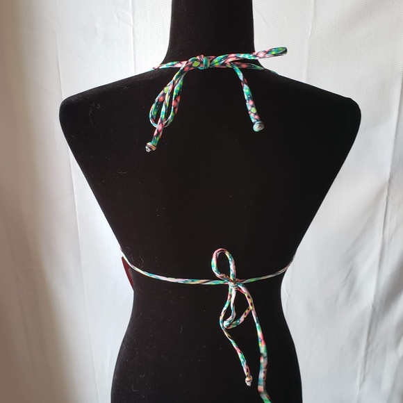 Women's Embroidered Triangle Bikini Top - Picture 4 of 7